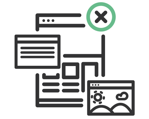 Icono de acciones del foco